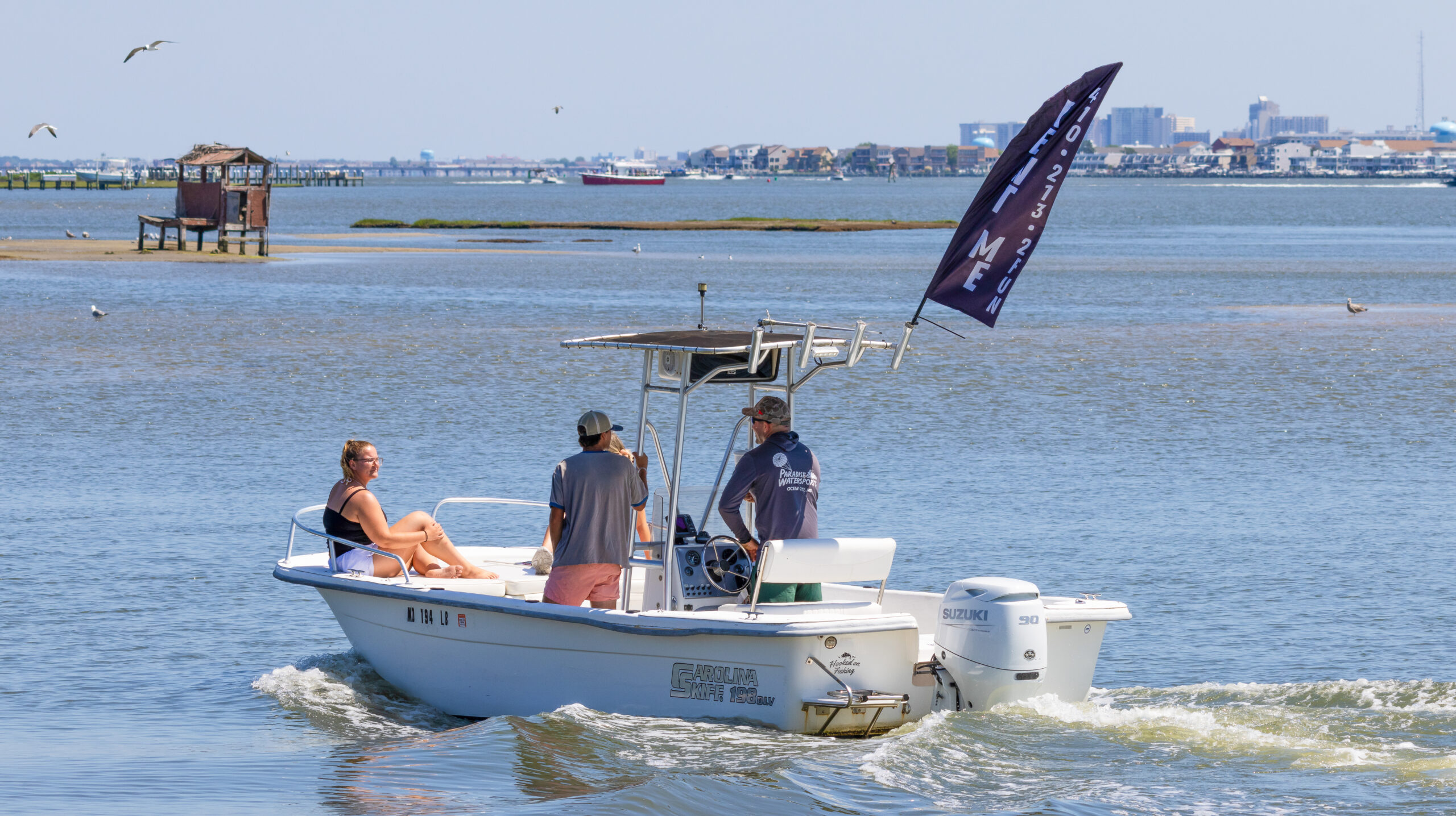 Boat rental ocean city MD center console boat rental in Ocean City